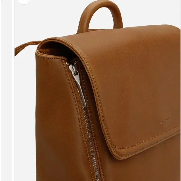 Fabi Vintage Vegan Backpack- Chili Cllour - Picture 4 of 6